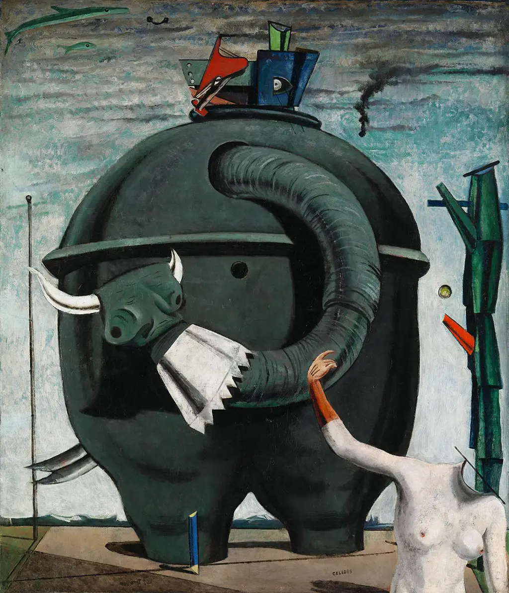 The Elephant Celebes in Detail Max Ernst
